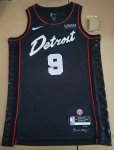 Maillot de Basket #9 Thompson Detroit Pistons 23-24 city Imprimé